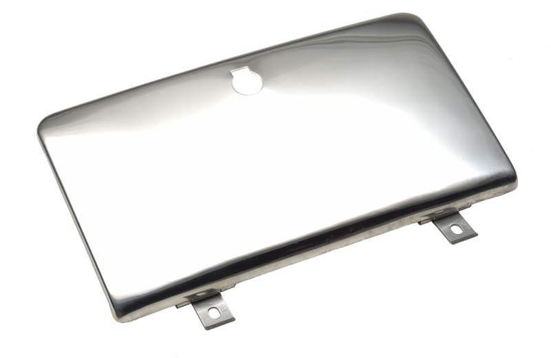 KEN30425-Kentrol 72-86 Jeep CJ Glove Box Door - Polished Silver-Dash & Interior Trim-Kentrol