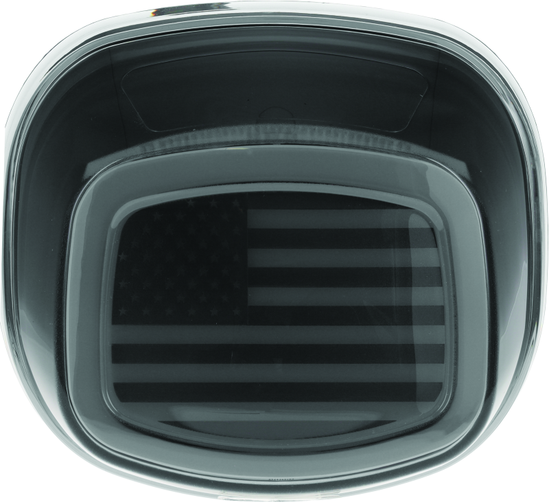 KUR2927-Kuryakyn Freedom Taillight Smoke Lens Without License Light-Tail Lights-Kuryakyn