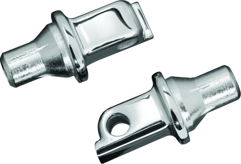 KUR8805-Kuryakyn Tapered Peg Adapter Indian & Victory Chrome-Footpegs-Kuryakyn