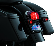 Load image into Gallery viewer, KUR5405-Kuryakyn Bullet Light Rear Turn Signal Bar Gloss Black-Light Accessories and Wiring-Kuryakyn