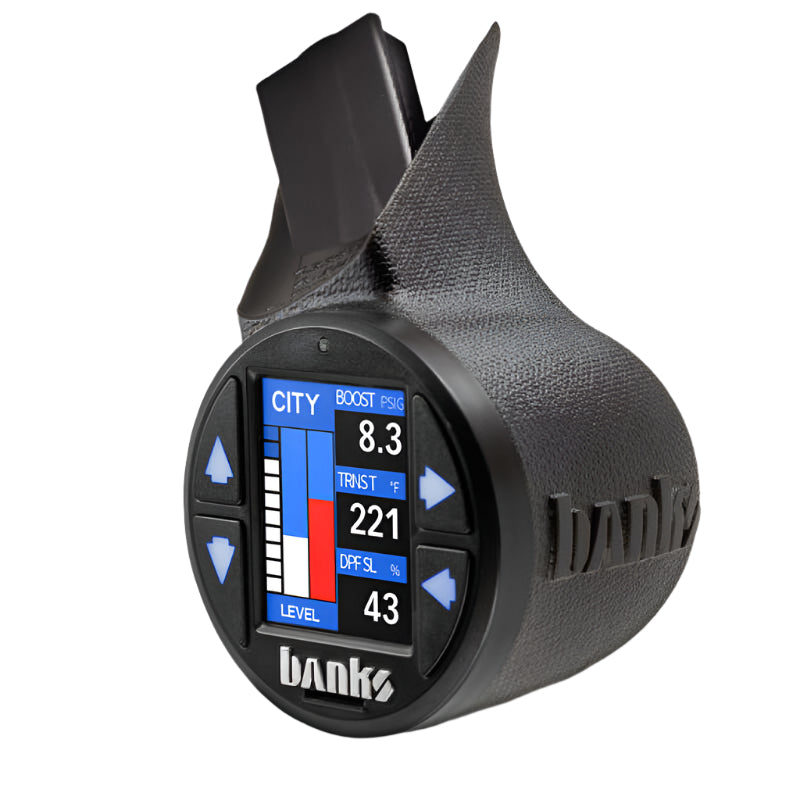 GBE63382-Banks Power 23-24 Ford Super Duty iDash Stealth Pod Mount - Single Gauge-Performance Monitors-Banks Power