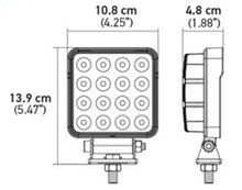 Load image into Gallery viewer, Hella ValueFit LED Work Lamps 4SQ 2.0 LED MV CR BP-Work Lights-Hella