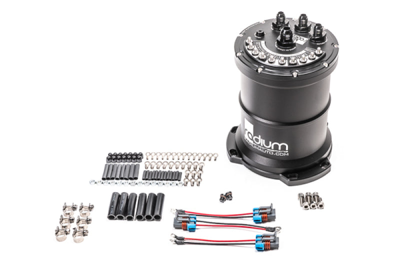 RAD20-1442-Radium Multi-Pump Fuel Surge Tank Fits Walbro F90000267/274/285 (Pumps Not Included)-Surge Tanks-Radium Engineering
