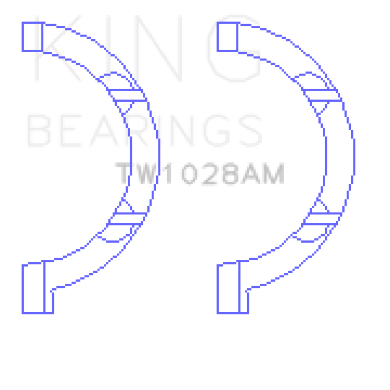 KINGTW1028AM-King Chrysler Pentastar 3.6L ERB V6 Thrust Washer Set-Bearings-King Engine Bearings