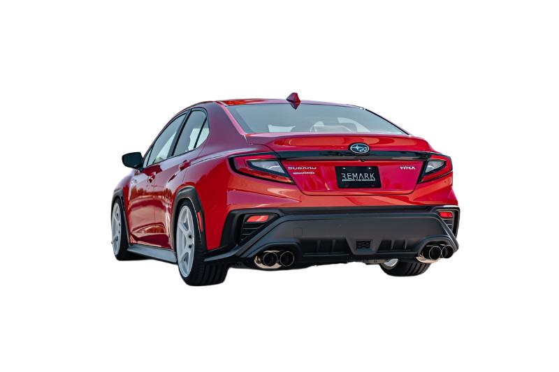 REMRO-TTVB-DM-Remark 2022+ Subaru WRX VB Axle Back Exhaust w/Burnt Stainless Steel Dual Wall Tip-Axle Back-Remark