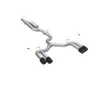 Load image into Gallery viewer, MBRPS46203CF-MBRP 22-24 Audi S3 2.0L Armor Pro T304 SS 3in Cat-Back Quad Split Rear Exhaust w/ Carbon Fiber Tips-Catback-MBRP