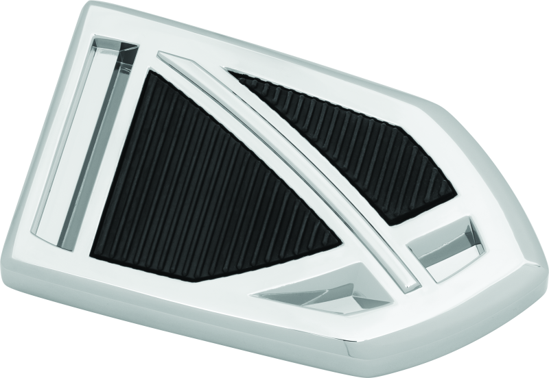 KUR5748-Kuryakyn Phantom Brake Pedal Pad FL Touring Models Chrome-Pedals-Kuryakyn