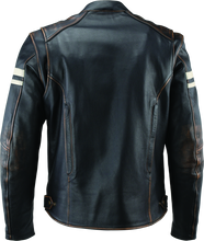 Load image into Gallery viewer, RIV094382-River Road Hoodlum Vintage Leather Jacket Black - Small-Jackets - Leather-River Road