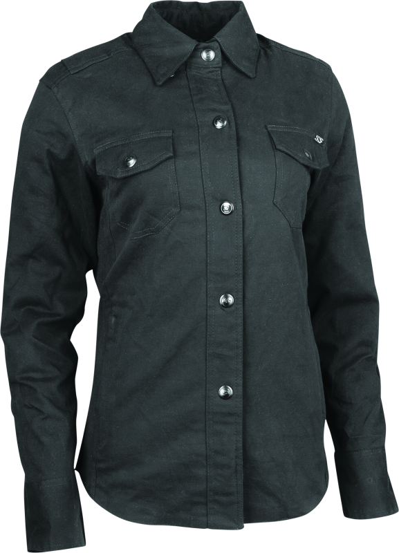 SAS880434-Speed and Strength Speed Society Armored Moto Shirt Black Womens - 2XL-Shirts-Speed and Strength