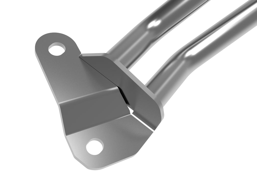 aFe aFe CONTROL 20-22 Ford Explorer L4 2.3L (t) Tubular Steel Front Suspension Strut Brace Gunmetal Gray