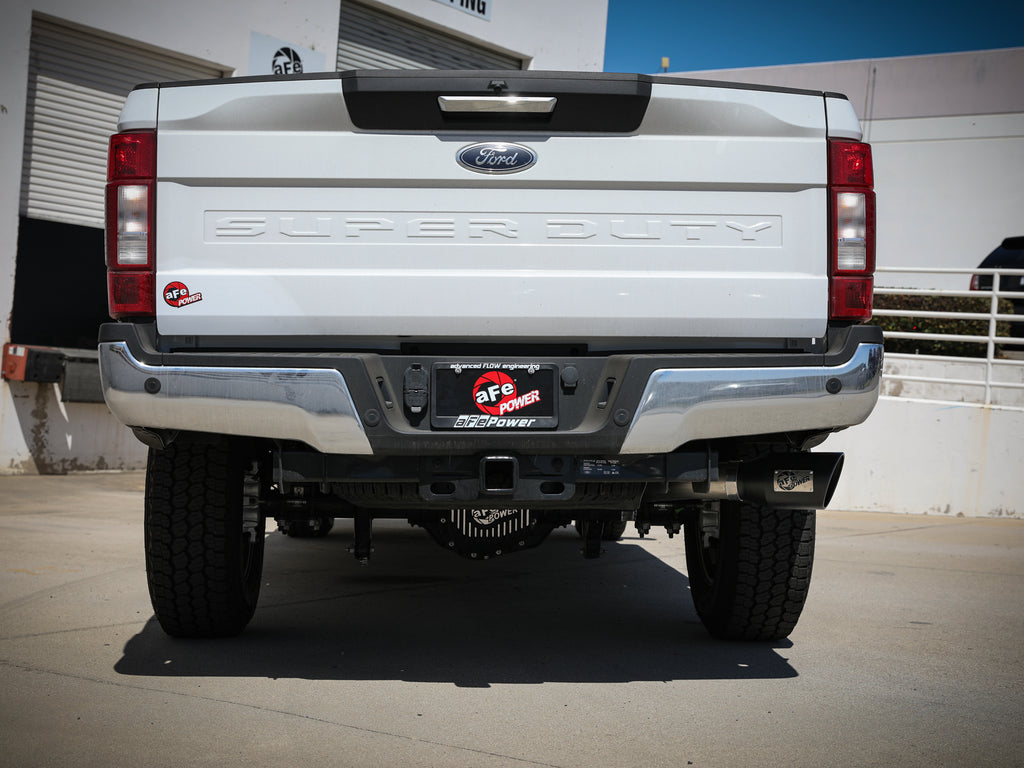 aFe aFe Apollo GT Series 3-1/2in 409 SS Axle-Back Exhaust 17-20 Ford F-250/F-350 6.2/7.3L w/ Black Tips