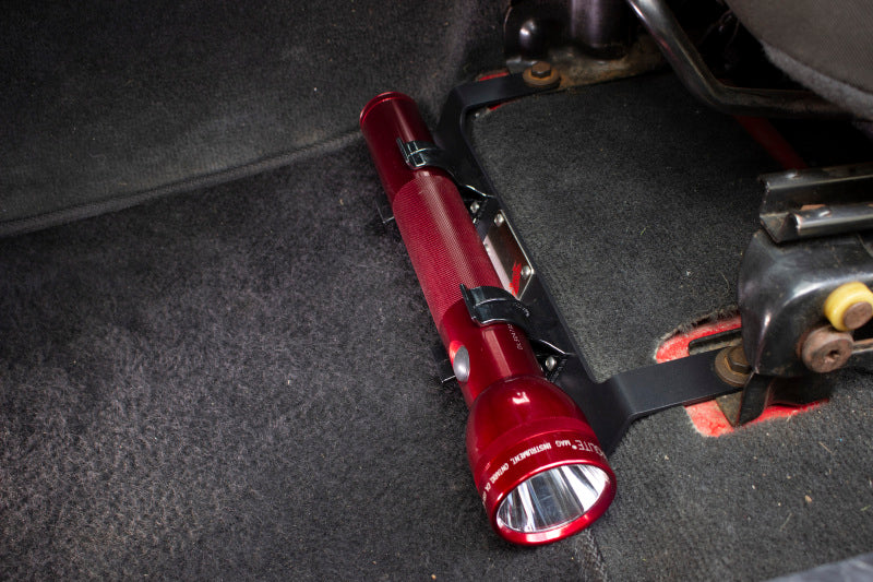 Fishbone Offroad FB25106 Flashlight Mount - Installed Angle