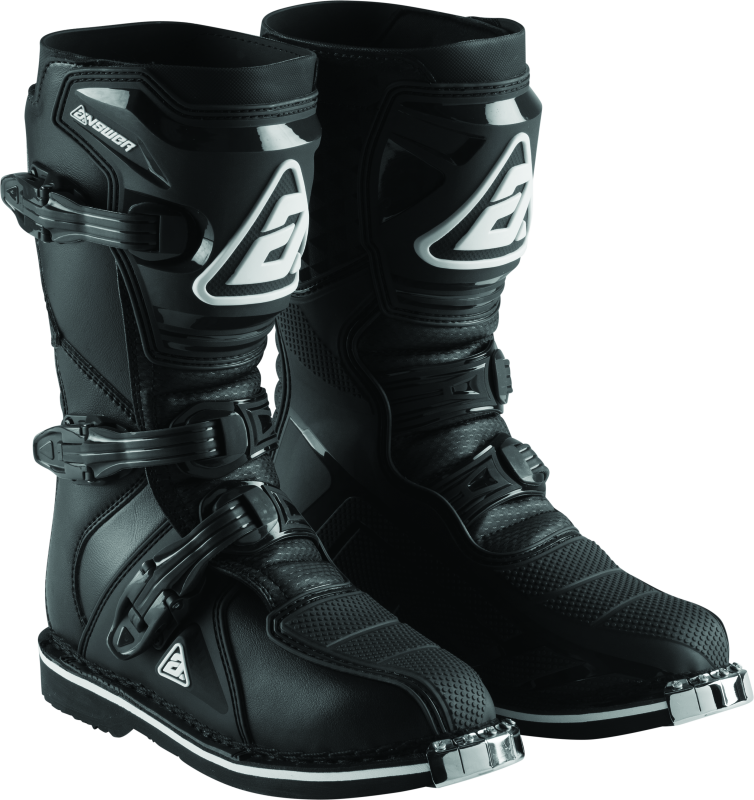 ANS445220-Answer AR1 Boot Black Youth - 2-Motorcycle Boots-Answer
