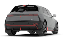 Load image into Gallery viewer, RALMF117-BAT-BLK-SIL-Rally Armor 2025 Hyundai Ioniq 5 N Black UR Mud Flap Silver Battery Logo-Mud Flaps-Rally Armor