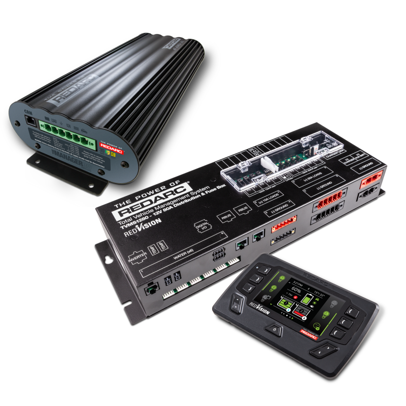 RDCTVMSKIT05-NA-REDARC Total Vehicle Management System - Prime w/Manager30 System & RedVision Display-Vehicle Management-REDARC