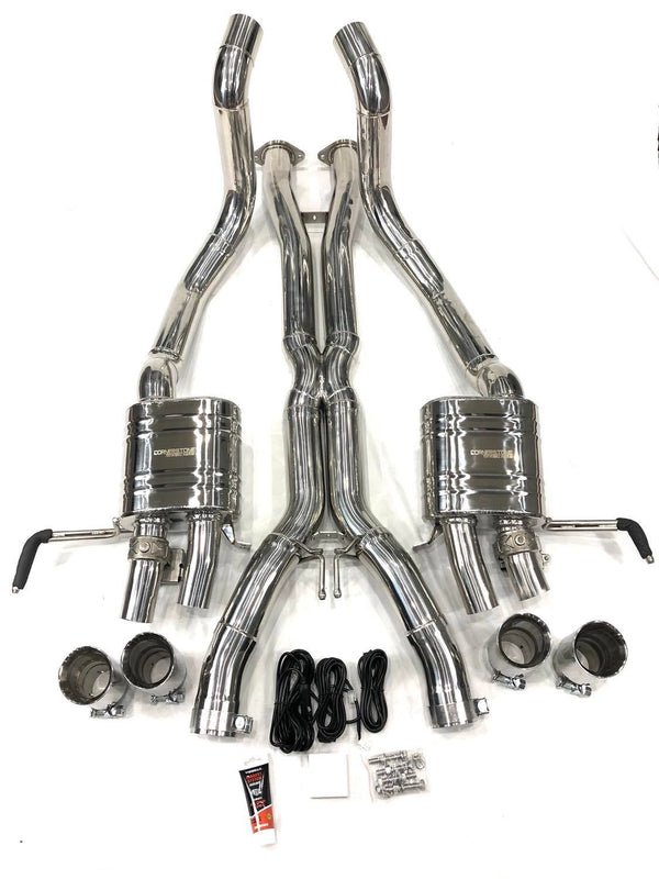 3" Cat-Back Exhaust W/4" Tips & Electric Cutouts for 2014-2019 C7 Corvette - Black Ops Auto Works