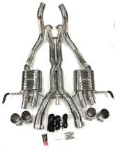 Load image into Gallery viewer, 3" Cat-Back Exhaust W/4" Tips &amp; Electric Cutouts for 2014-2019 C7 Corvette - Black Ops Auto Works