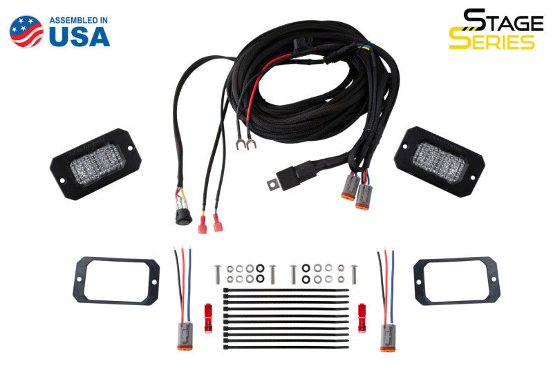Diode Dynamics Stage Series Flush Mount Reverse Light Kit C2 Sport-Light Accessories and Wiring-Diode Dynamics