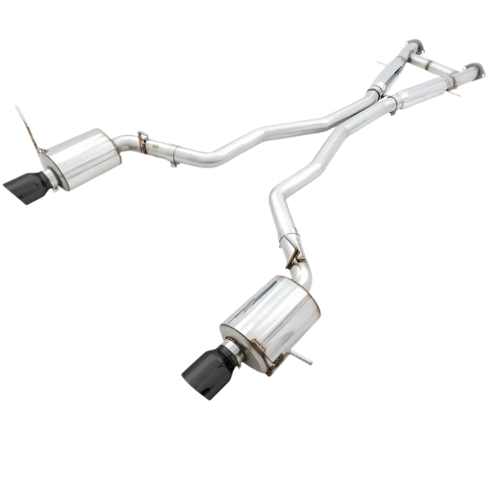 AWE 3 inch T-304 stainless tubing and 180 Technology resonators