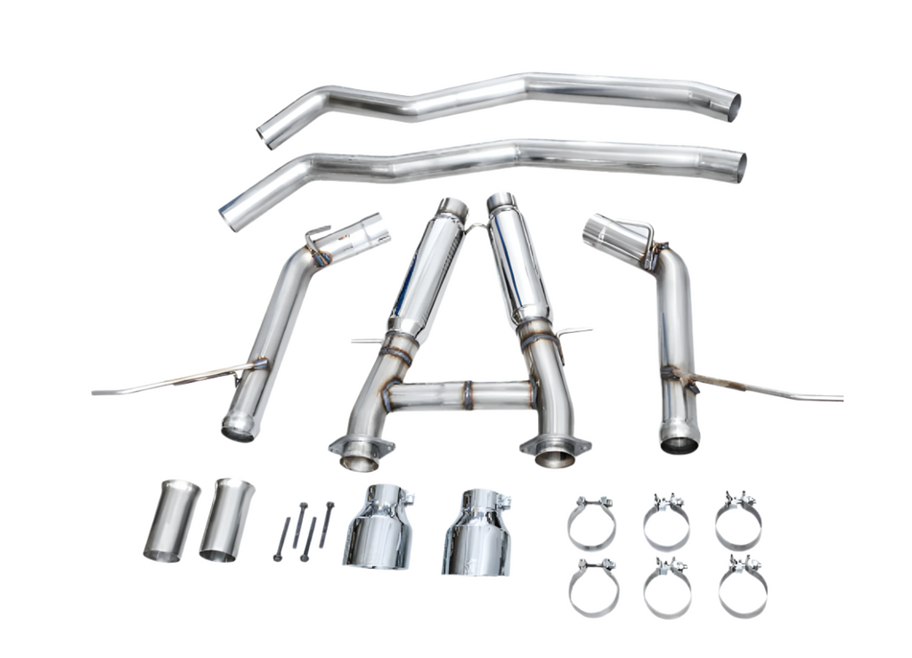 AWE Tuning 18-25 Dodge Durango SRT & Hellcat Track Edition Exhaust - Chrome Silver Tips - Black Ops Auto Works