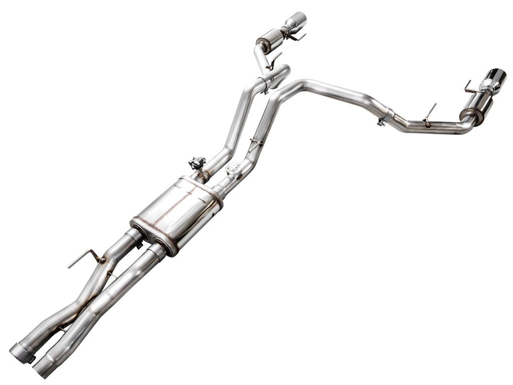 AWE3025-32852-AWE Gen 3 Raptor R SwitchPath Exhaust - Chrome Silver Tips-Catback-AWE Tuning