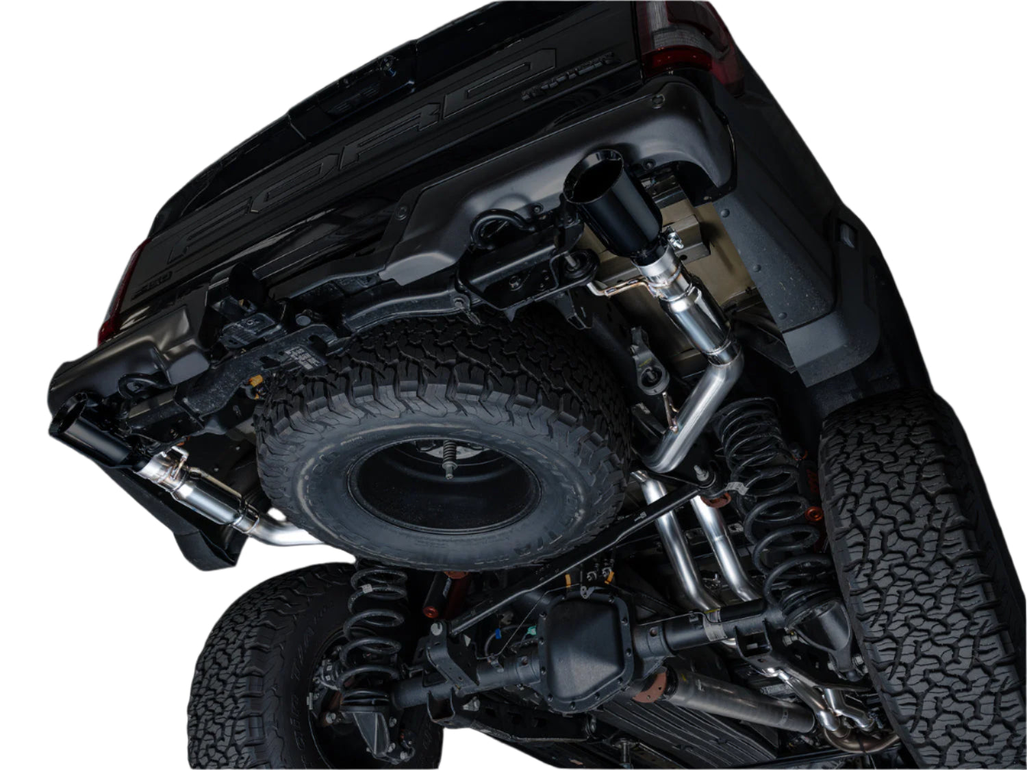 AWE Gen 3 Ford Raptor SwitchPath Exhaust - Diamond Black Tips – Black ...