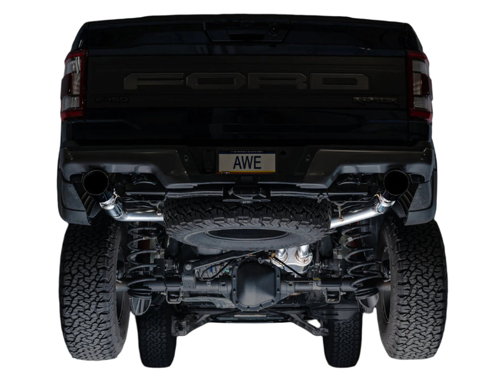 AWE Gen 3 Ford Raptor SwitchPath Exhaust  - Diamond Black Tips