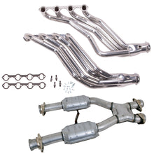 Load image into Gallery viewer, BBK15943-BBK 79-93 Ford Mustang 5.0L 1-3/4 Long Tube Headers w/High Flow Catted X-Pipe (Silver Ceramic)-Headers &amp; Manifolds-BBK