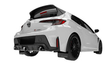 Load image into Gallery viewer, RALMF89-UR-BLK-NB-Rally Armor 23-24 Toyota GR Corolla Black Mud Flap w/ Light Blue Logo-Mud Flaps-Rally Armor