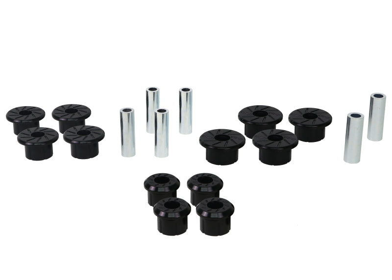 Whiteline-Whiteline 1999-2018 Chevrolet Silverado 1500 Spring - Eye Front/Rear And Shackle Bushing