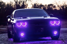 Load image into Gallery viewer, Oracle 08-14 Dodge Challenger Dynamic Surface Mount Headlight/Fog Light Halo Kit COMBO - ColorSHIFT-Fog Lights-ORACLE Lighting