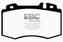 Load image into Gallery viewer, EBCDP51363NDX-EBC 02-04 Mercedes-Benz C32 AMG (W203) 3.2 Supercharged Bluestuff Front Brake Pads-Brake Pads - Racing-EBC