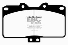 Load image into Gallery viewer, EBCDP41097R-EBC 91-93 Dodge Stealth 3.0 4WD Yellowstuff Front Brake Pads-Brake Pads - Performance-EBC
