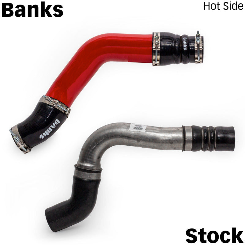 GBE26006-PC-Banks Power 19-21 Ram 2500/3500 6.7L Cummins Boost Tube Upgrade Kit - Red-Intercooler Ducting-Banks Power