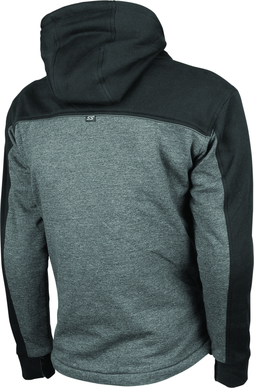 SAS880395-Speed and Strength Hammer Down Armored Hoody Black/Grey - Small-Sweatshirts-Speed and Strength