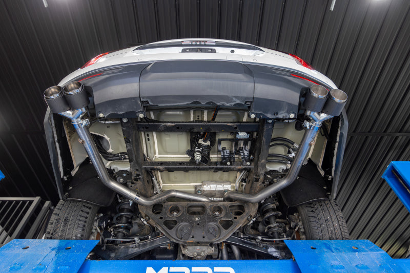 MBRPS50593CF-MBRP 21-24 Chevrolet Surburban XL 5.3L 3in T304 SS 2.5in Dual Split Carbon Fiber Cat-back-Catback-MBRP