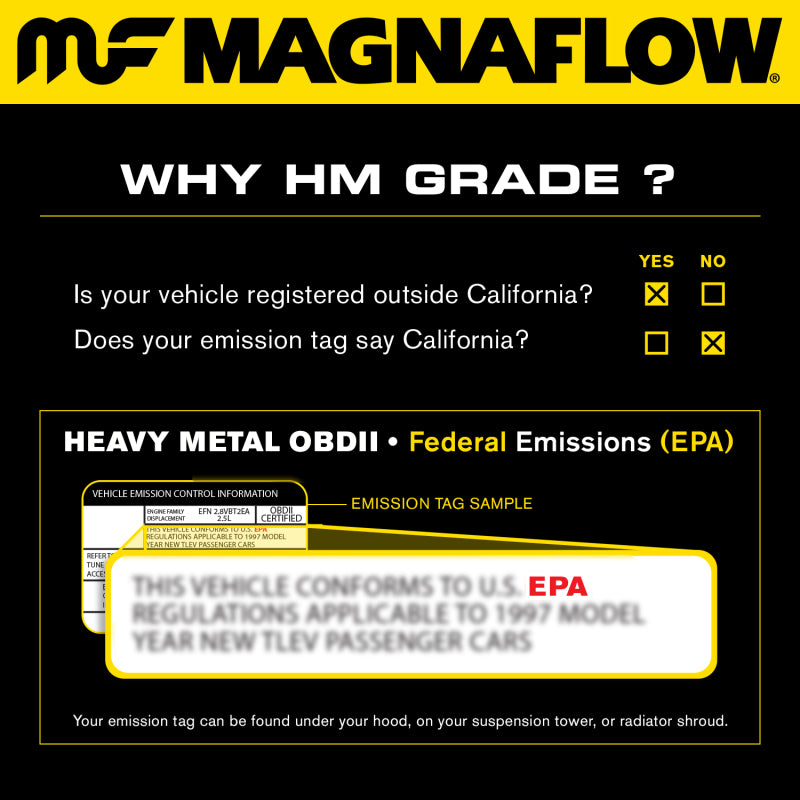 MagnaFlow Conv DF 96-97 Camaro 5.7L V8-Catalytic Converter Direct Fit-Magnaflow