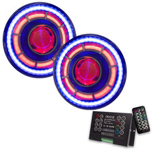 Load image into Gallery viewer, ORACLE Lighting 07-18 Jeep Wrangler JK Oculus 7in. ColorSHIFT Bi-LED Projector Headlights-Light Bars &amp; Cubes-ORACLE Lighting