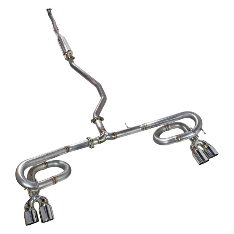 REMRK-C4063H-10-Remark 2022+ Honda Civic Sport Hatchback FL2 (Link Loop) Catback Exhaust Stainless Steel Tip-Catback-Remark