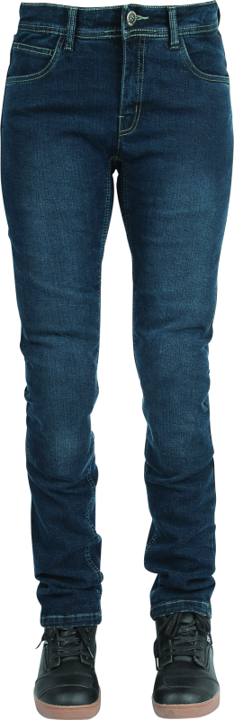 SAS889842-Speed and Strength Fast Times Denim Pant Blue Womens - 6 Regular-Pants-Speed and Strength