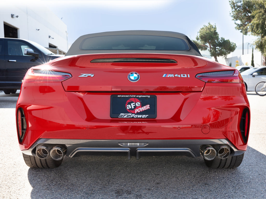 aFe aFe 19-24 BMW Z4 M40i (G29) B58 Turbo MACH Force-Xp 3in to 2-1/2in SS CB Exhaust System - Carbon