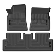 Load image into Gallery viewer, Husky Liners 17-21 Tesla 3 Weatherbeater Front &amp; 2nd Seat Floor Liners - Black - Husky Liners HSL95091