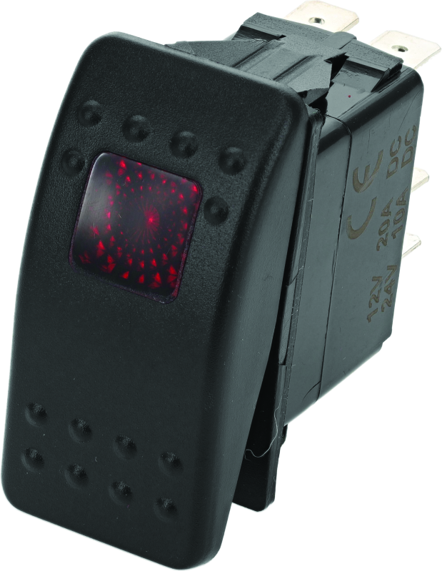 DFR520982-DragonFire Racing Lighted Switch On/Off Rocker Switch Red Lite-Relays-DragonFire Racing
