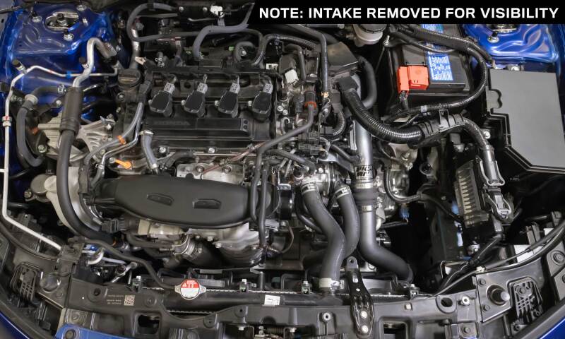 KNN77-1022KC-K&N 22-24 Honda Civic 1.5L L4 Aluminum Charge Pipe Kit - Gunmetal Gray-Turbo Inlets-K&N Engineering