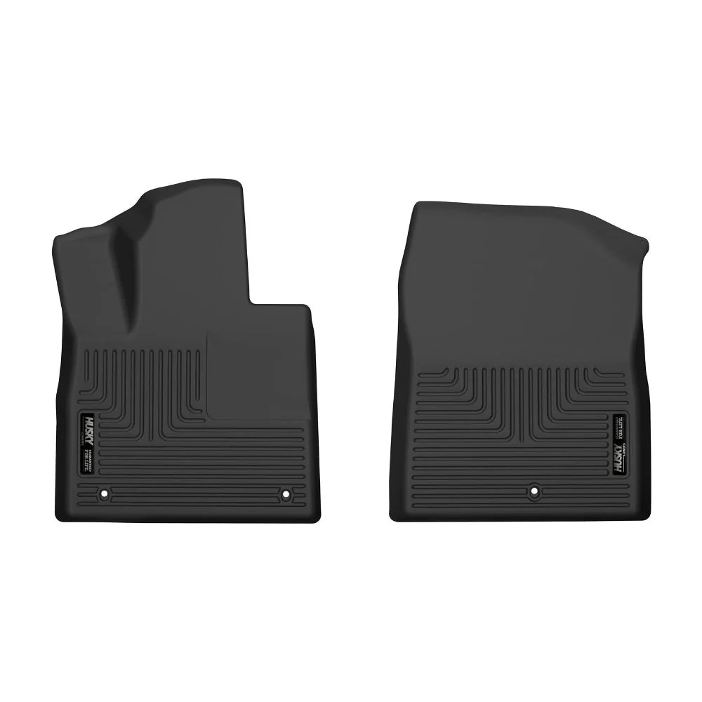 Husky Liners 21-22 Hyundai Santa Fe X-Act Contour Front Floor Liners - Black - Husky Liners HSL53881
