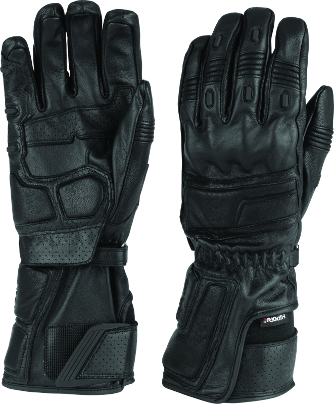 FSG527547-FIRSTGEAR Himalayan Long Gloves Black - Large-Gloves-First Gear