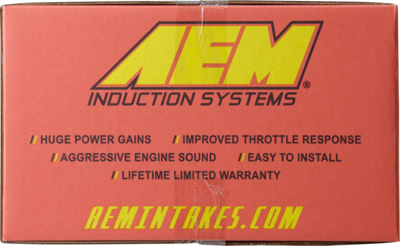 AEM 03-04 Evo 8 Polished Short Ram Intake-Short Ram Air Intakes-AEM Induction