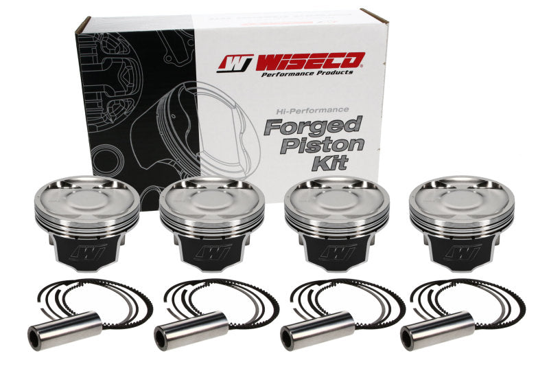 WISK598M9975-Wiseco Subaru EJ257 WRX/STI 4v Dish -19cc 99.75 Piston Shelf Stock Kit-Piston Sets - Forged - 4cyl-Wiseco