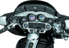 Load image into Gallery viewer, KUR3765-Kuryakyn Stereo Accent 96-13 FL Touring Models Chrome-Exterior Trim-Kuryakyn