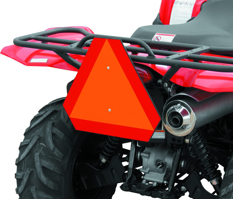 QBS211908-Quadoss ATV Safety Emblem - Orange-Other Body Components-QuadBoss